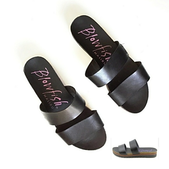 blowfish slip on sandals